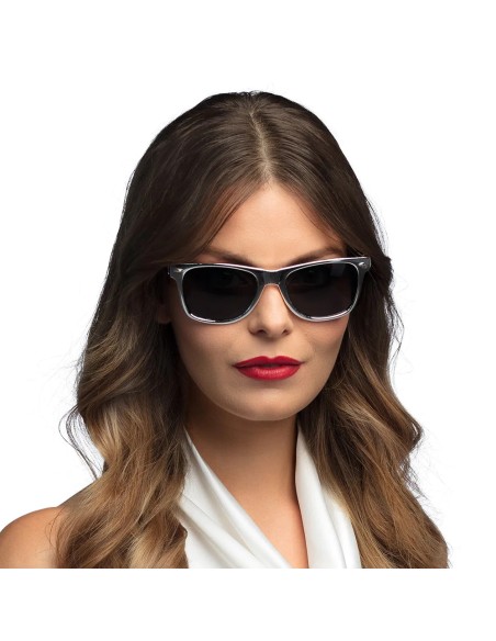 Lunettes party Metallic argent