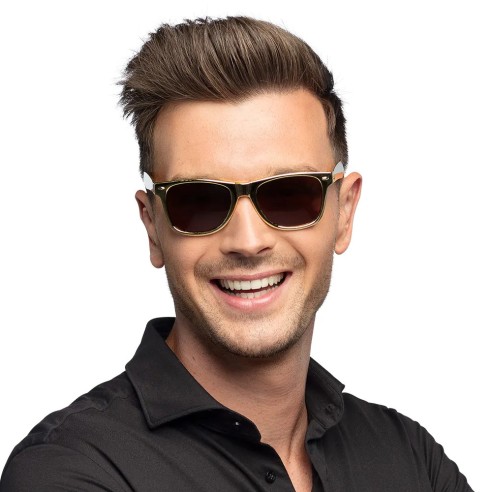 Lunettes party Metallic or