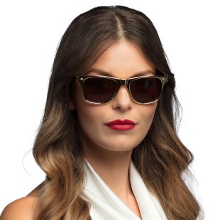 Lunettes party Metallic or 2
