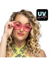 Lunettes party Dance rose fluo