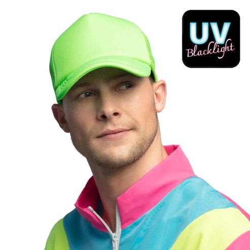 Casquette fluo verte