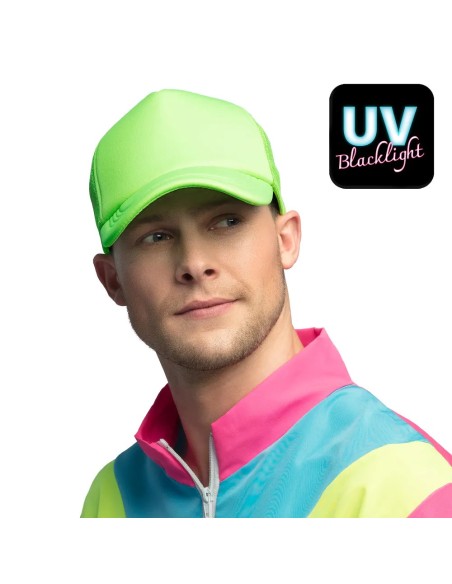 Casquette fluo verte