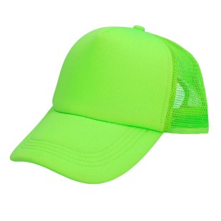 Casquette fluo verte 2