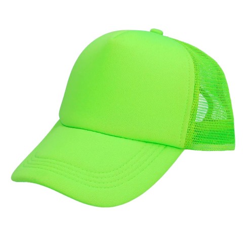 Casquette fluo verte