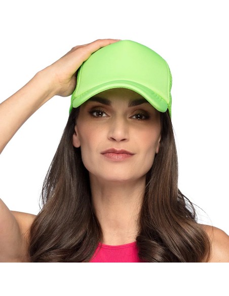 Casquette fluo verte