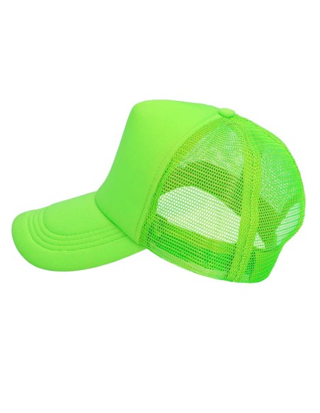 Casquette fluo verte