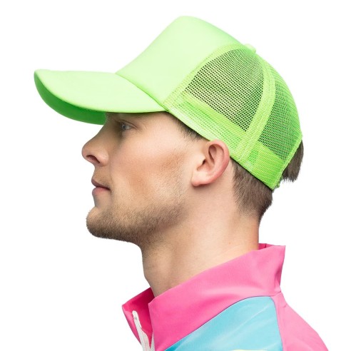 Casquette fluo verte