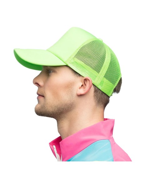 Casquette fluo verte