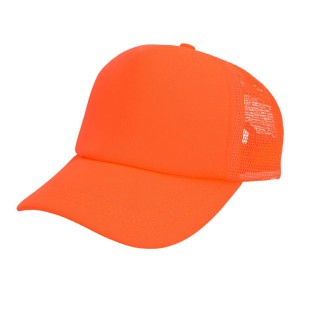 Casquette fluo orange 2