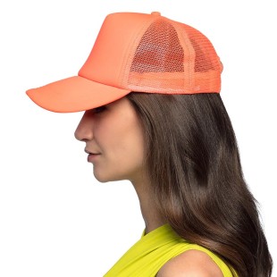 Casquette fluo orange 2