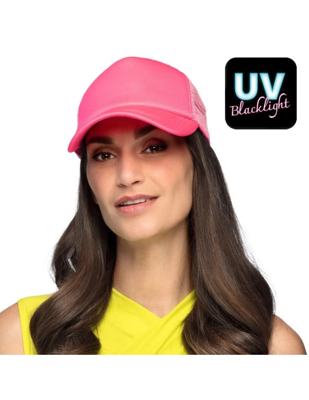 Casquette fluo rose