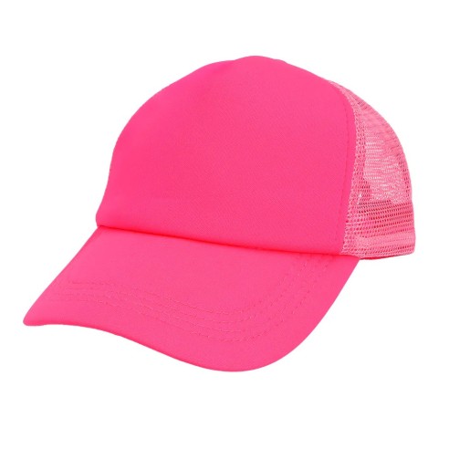 Casquette fluo rose