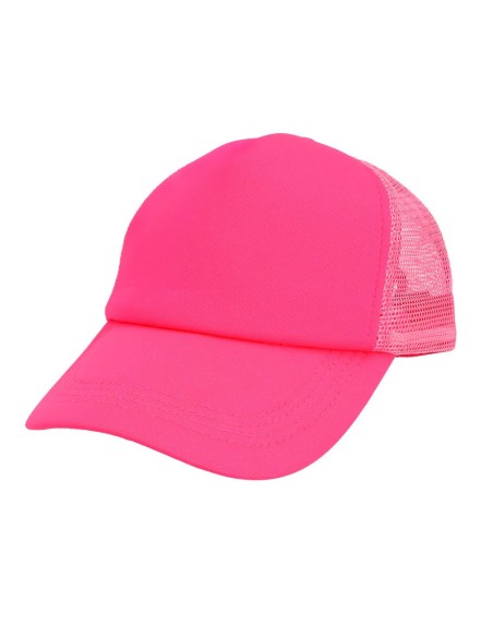 Casquette fluo rose