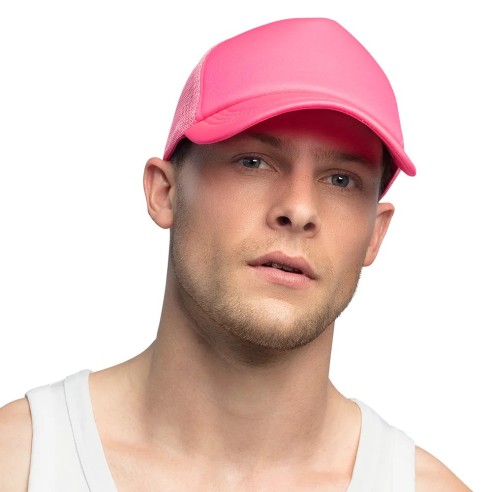 Casquette fluo rose