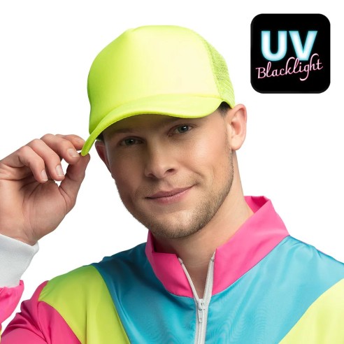 Casquette fluo jaune