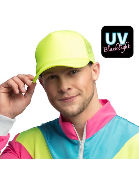 Casquette fluo jaune