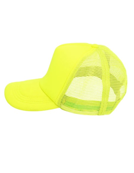 Casquette fluo jaune