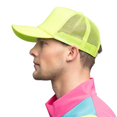 Casquette fluo jaune
