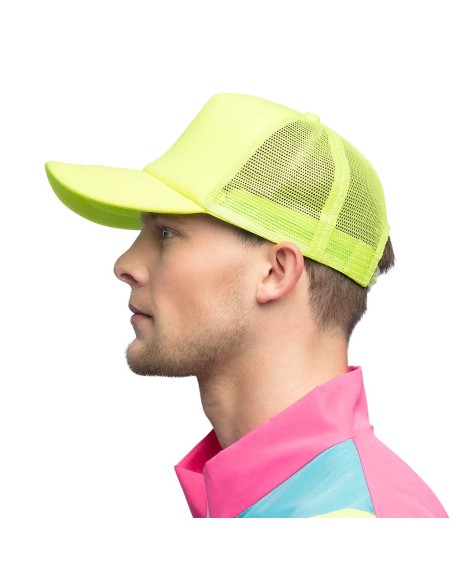 Casquette fluo jaune