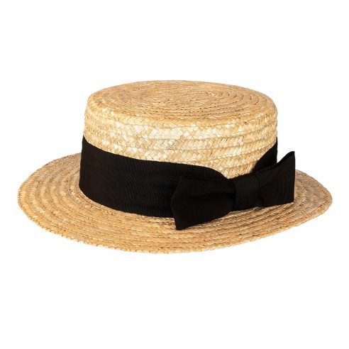 Chapeau canotier luxe