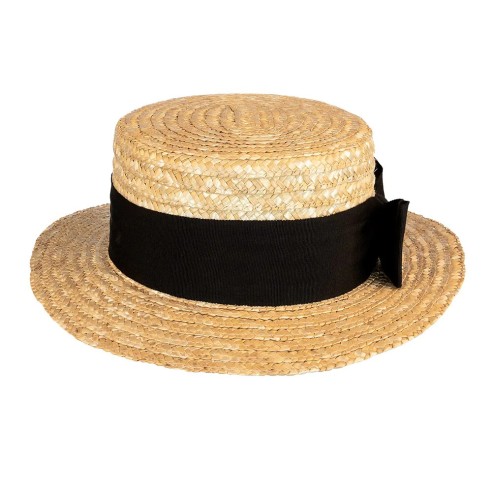 Chapeau canotier luxe