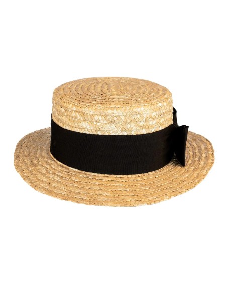 Chapeau canotier luxe