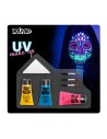 Kit de maquillage squelette fluo
