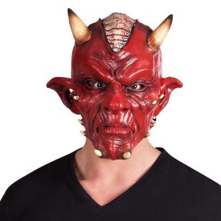 Masque latex diable luxe