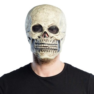 Masque latex tête de mort