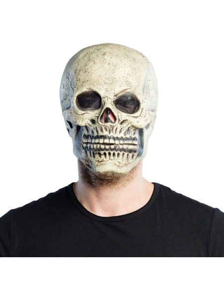 Masque latex tête de mort