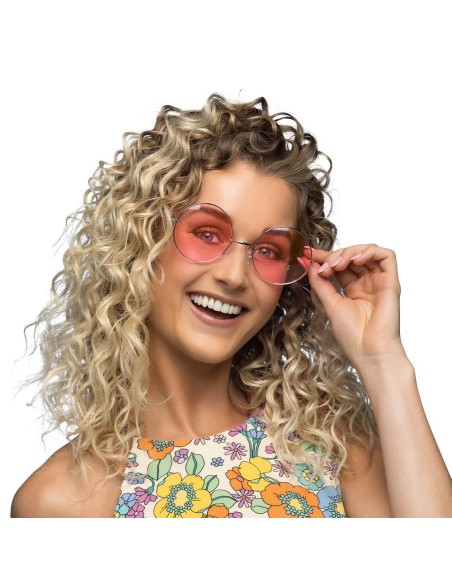 Lunettes Hippie XL rose