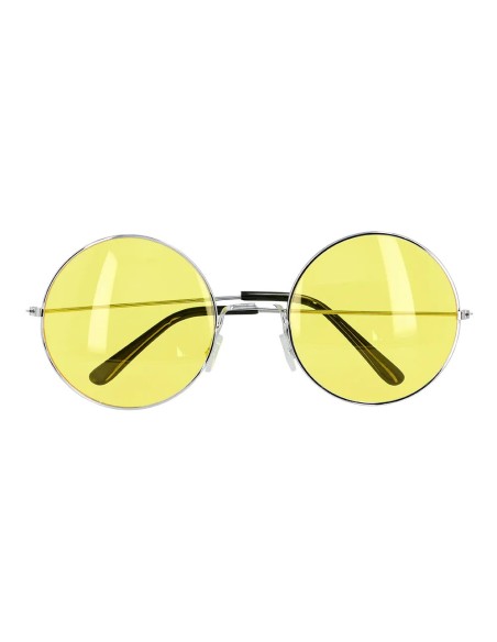 Lunettes Hippie XL jaune