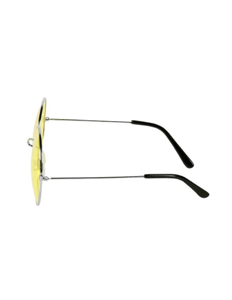 Lunettes Hippie XL jaune