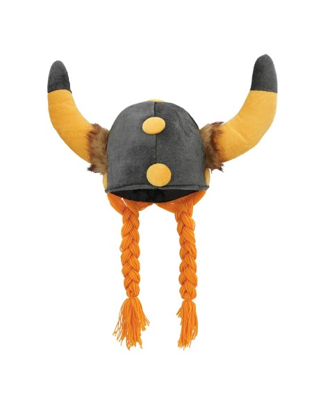 Chapeau viking avec cheveux