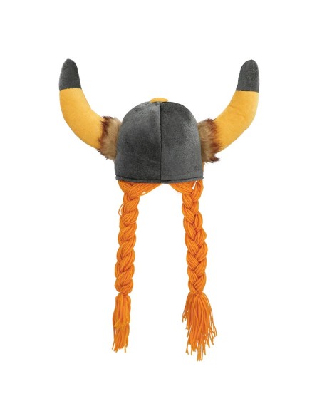Chapeau viking avec cheveux