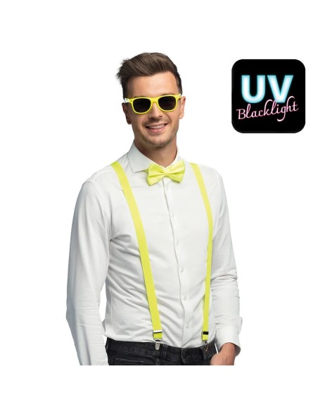Set accessoires néon jaune