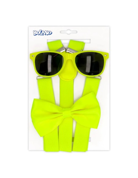 Set accessoires néon jaune