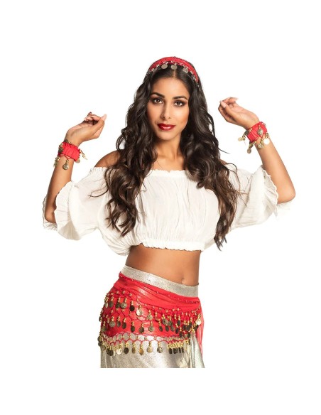 Set danseuse orientale rouge