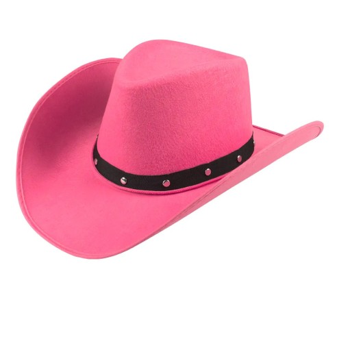 Chapeau Dallas feutre rose