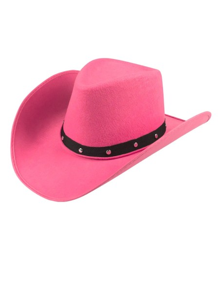 Chapeau Dallas feutre rose
