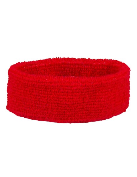 Set 3 bandeaux éponge -  rouge