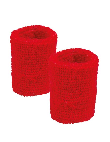 Set 3 bandeaux éponge -  rouge