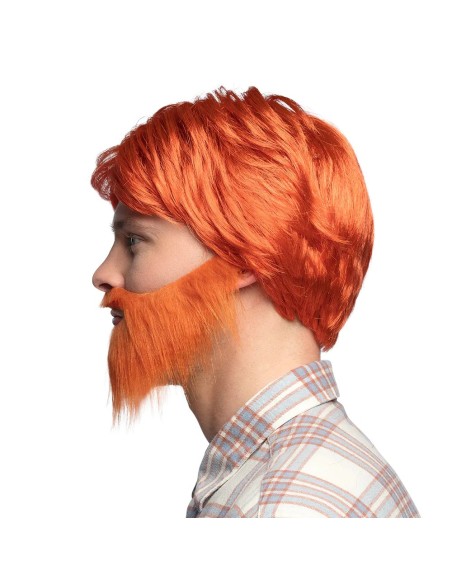 Perruque et barbe Homme roux