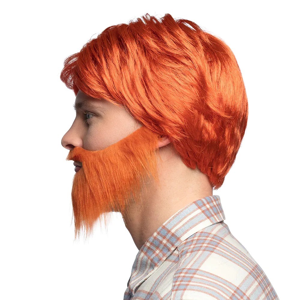 Perruque et barbe Homme roux