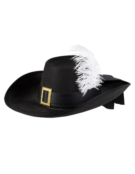 Accessoires déguisement - Mousquetaire feutre noir
