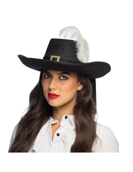 Accessoires déguisement - Mousquetaire feutre noir