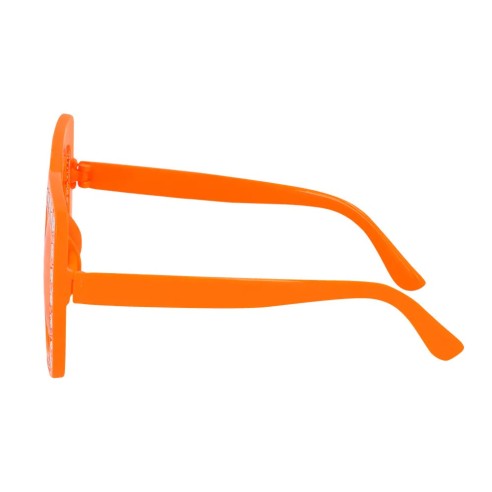 Lunettes bling bling orange