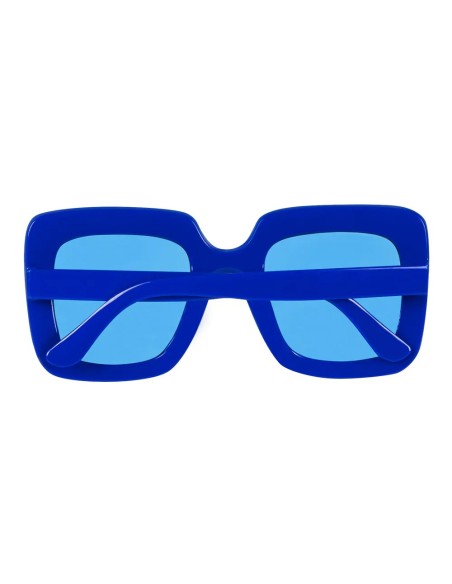 Lunettes bling bling bleu