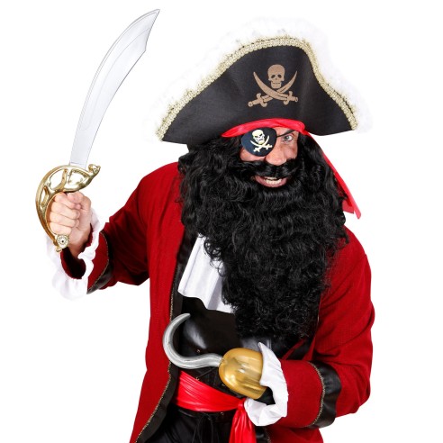 Cache oeil pirate tête de mort