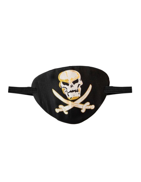 Cache oeil pirate tête de mort